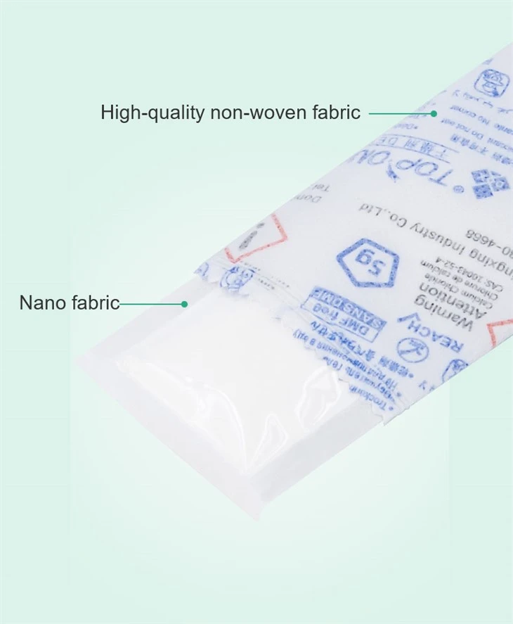calcium chloride desiccant sachet made in China