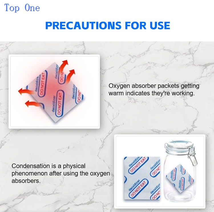 Customized iron powder oxygen absorber bags