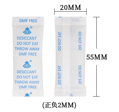 Lille mad sikker 2 gram silica gel pakker